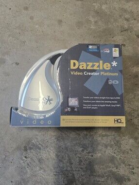 Pinnacle Dazzle Video Creator Platinum Transfer Home Movies Tape VHS to DVD